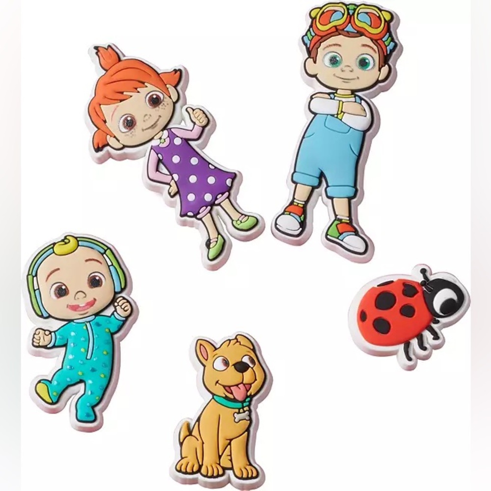 Crocs Jibbitz Charms 5-Pack - CoComelon | New With Tags